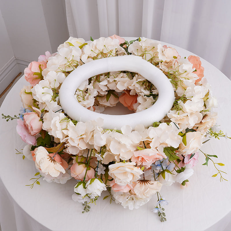 A7869 50cm/60cm Wedding Galrand Wreath Table Cenertpieces Decor Flower