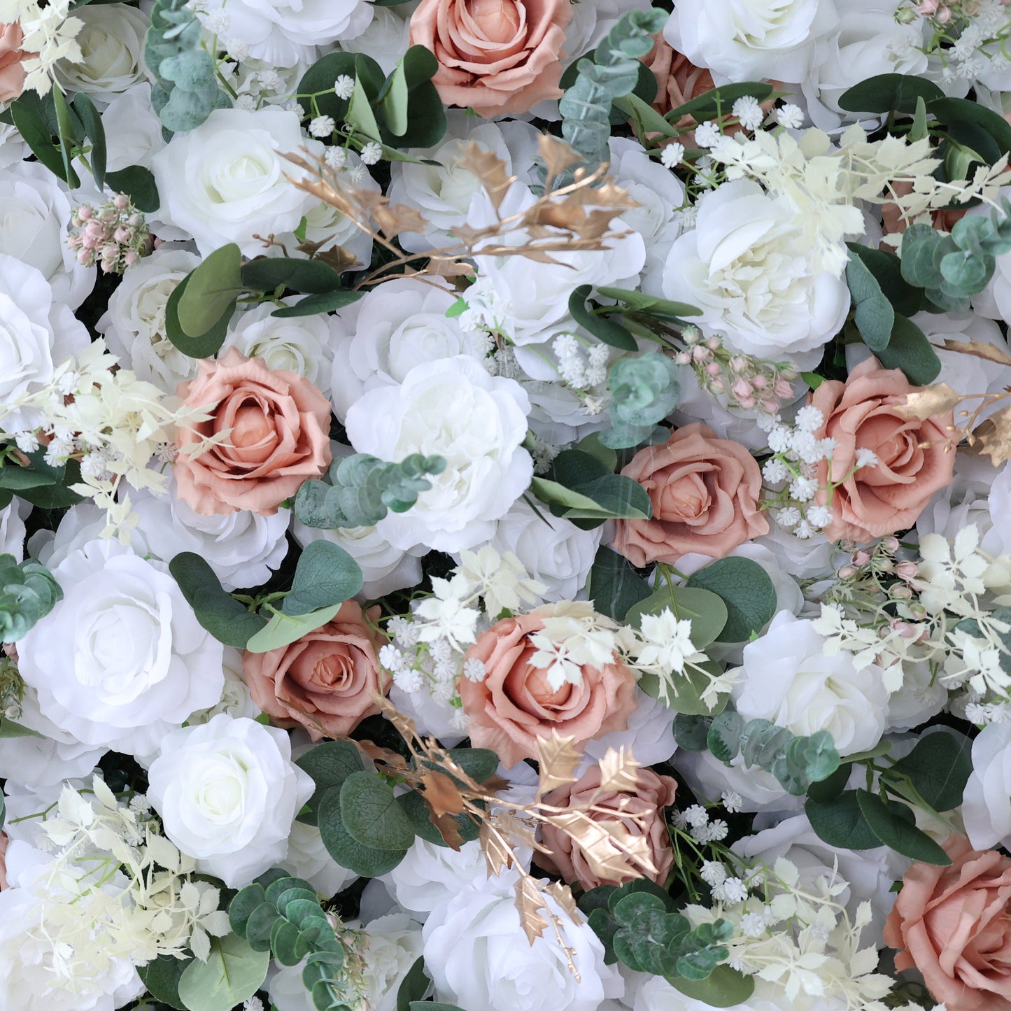 Summer Flower CB-358 8ft*8ft Cloth Back Artificial Flower Wall Roll up Fabric background
