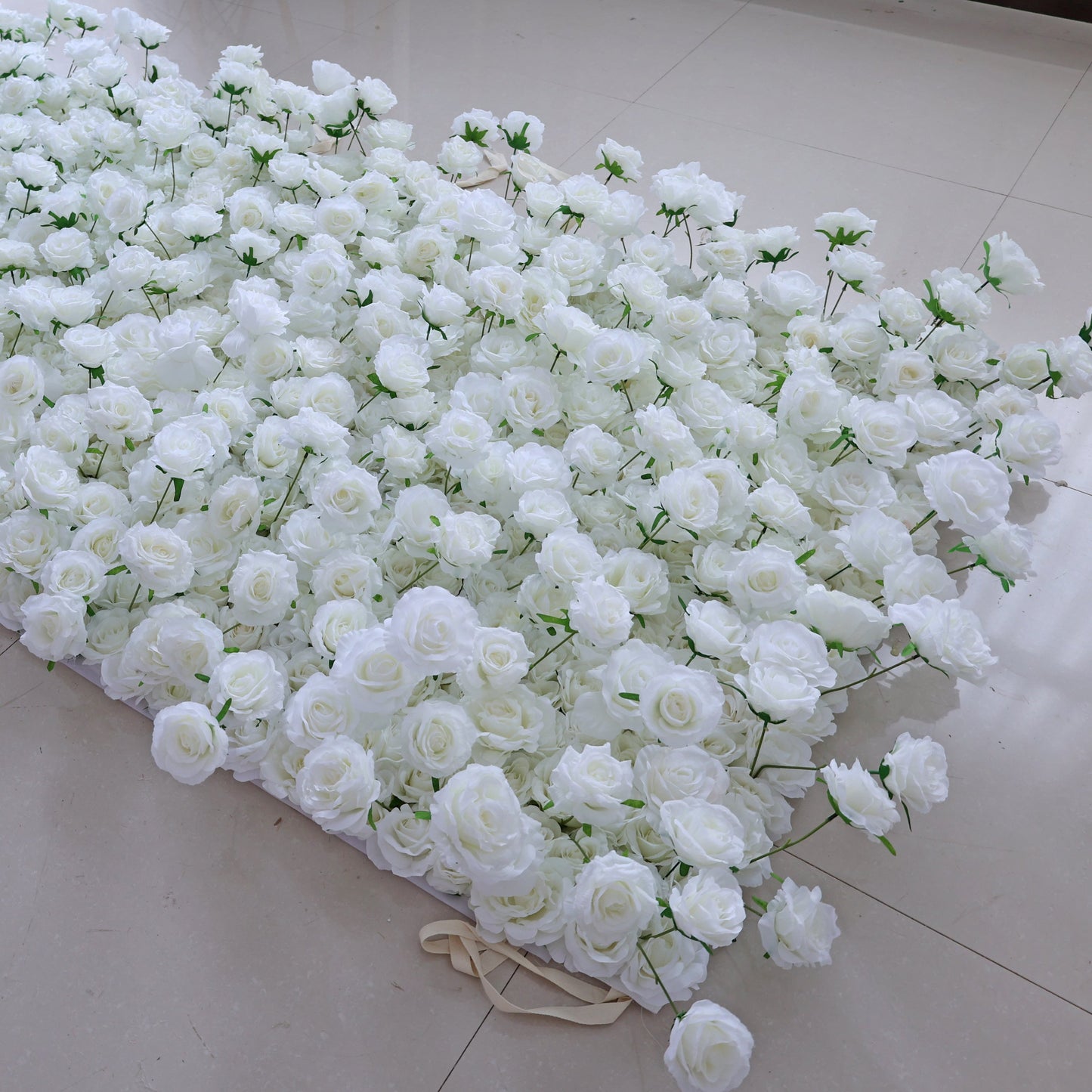 Summer Flower CB-404-2 8ft*8ft Cloth Back Artificial Flower Wall Roll up Fabric background