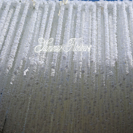 Summer Flower CB-496 8ft*8ft Cloth Back Artificial Flower Wall Roll up Fabric background