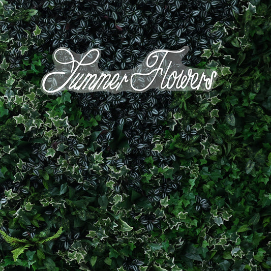 Summer Flower CB-351 8ft*8ft Cloth Back Artificial Flower Wall Roll up Fabric background