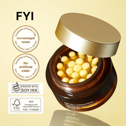 Deep Vita C Capsule Cream|Golden Boba Cream