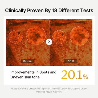 Deep Vita C Capsule Cream|Golden Boba Cream