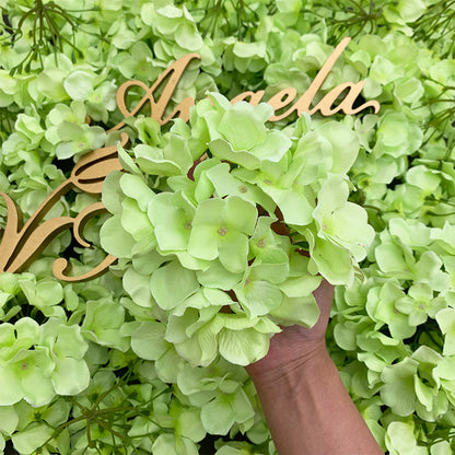 A1021 100Pcs Artificial Hydrangea Flower Head Wedding Decorations