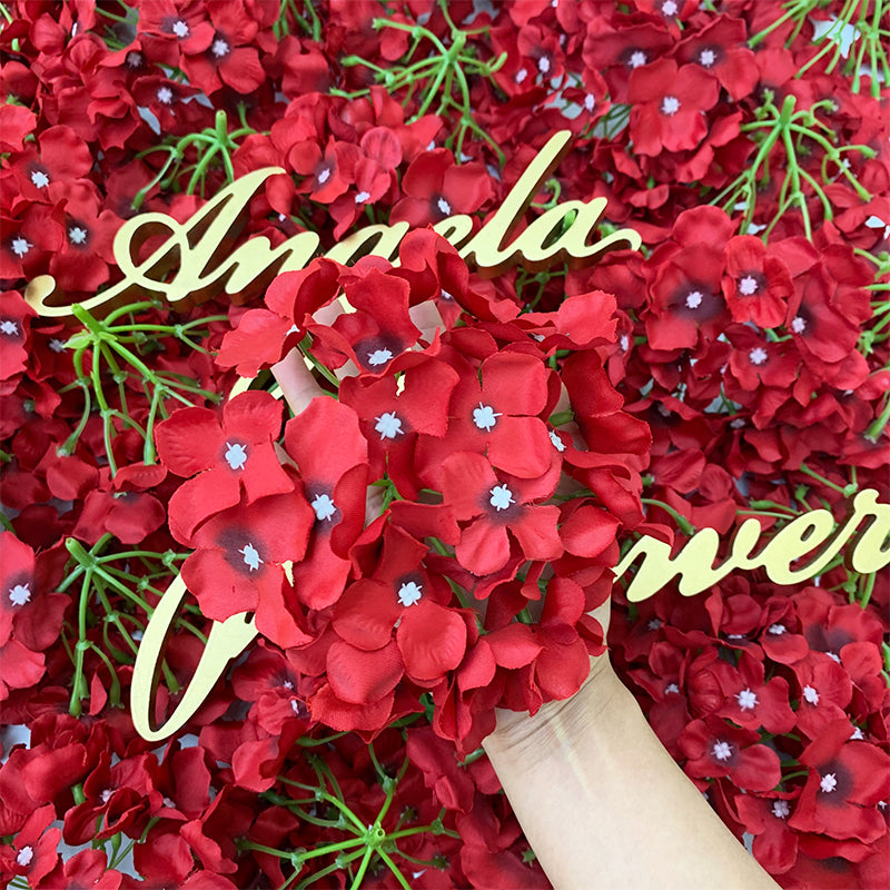 A1021 100Pcs Artificial Hydrangea Flower Head Wedding Decorations