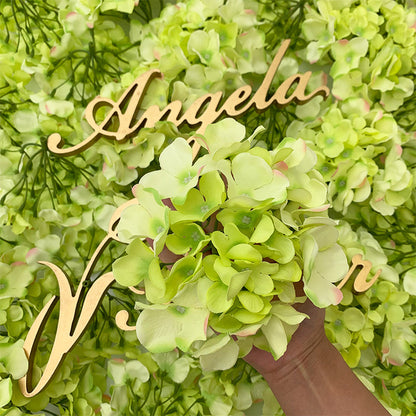 A1021 100Pcs Artificial Hydrangea Flower Head Wedding Decorations