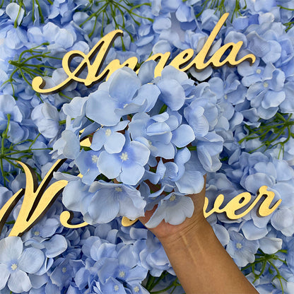 A1021 100Pcs Artificial Hydrangea Flower Head Wedding Decorations