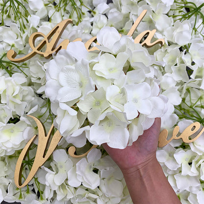 A1021 100Pcs Artificial Hydrangea Flower Head Wedding Decorations
