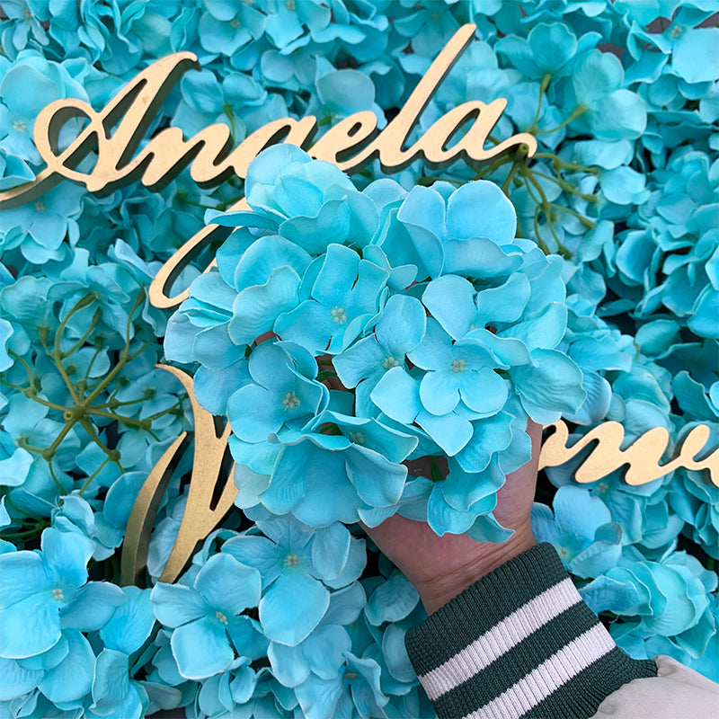 A1021 100Pcs Artificial Hydrangea Flower Head Wedding Decorations