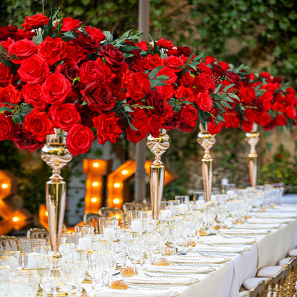 A7859 Wedding Table Centerpieces Baby Breath Rose Flower Ball 60/50/40cm