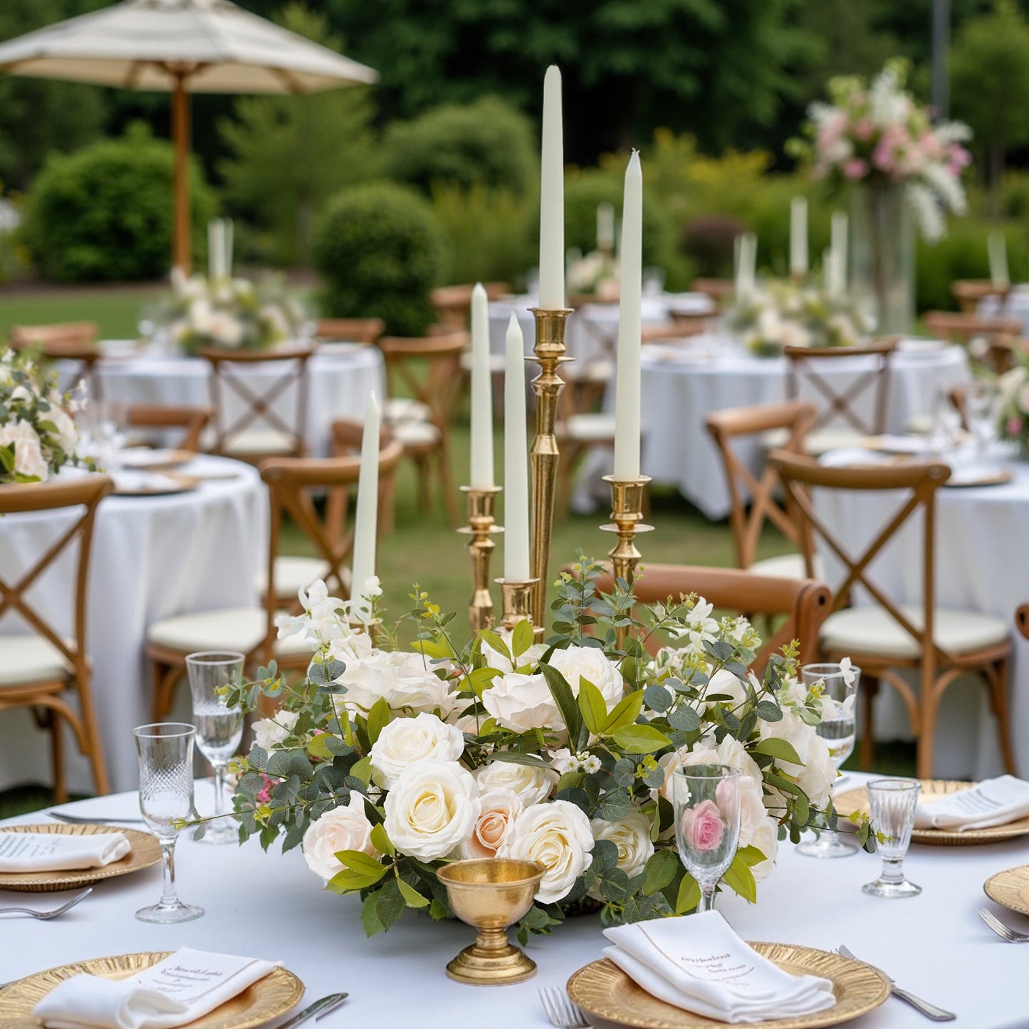 A7869 50cm/60cm Wedding Galrand Wreath Table Cenertpieces Decor Flower