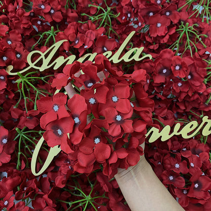 A1021 100Pcs Artificial Hydrangea Flower Head Wedding Decorations