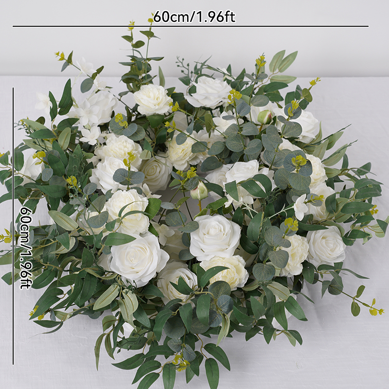 A7869 50cm/60cm Wedding Galrand Wreath Table Cenertpieces Decor Flower