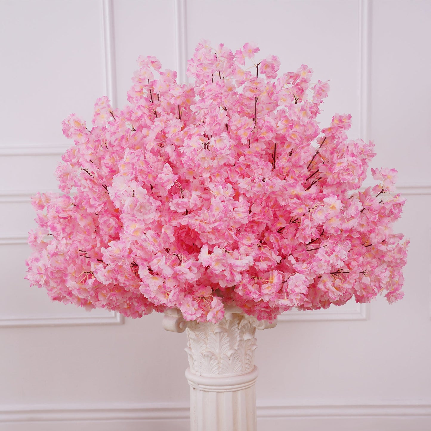 60/80/100cm White Cherry Blossom Rose Wedding Table Centerpiece Flower Ball A031 A7454