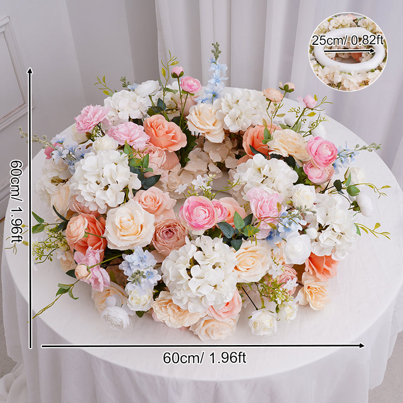 A7869 50cm/60cm Wedding Galrand Wreath Table Cenertpieces Decor Flower