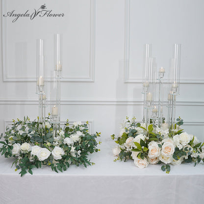 A7869 50cm/60cm Wedding Galrand Wreath Table Cenertpieces Decor Flower