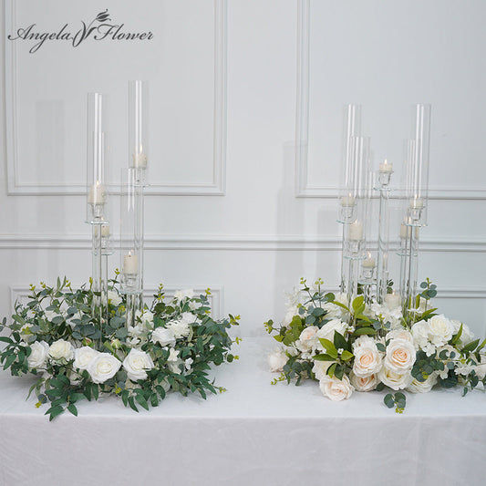 A7869 50cm/60cm Wedding Galrand Wreath Table Cenertpieces Decor Flower