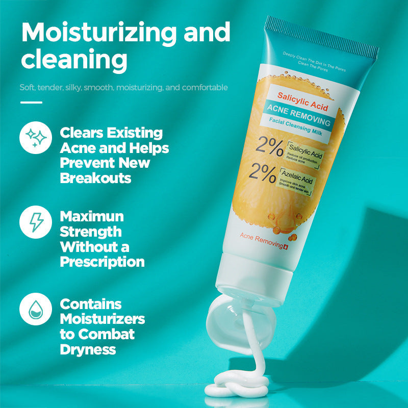 Salicylic Acid Acne Cleanser - Suitable for Both Dry and Oily Skin