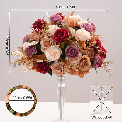 A7859 Wedding Table Centerpieces Baby Breath Rose Flower Ball 60/50/40cm