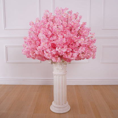 60/80/100cm White Cherry Blossom Rose Wedding Table Centerpiece Flower Ball A031 A7454