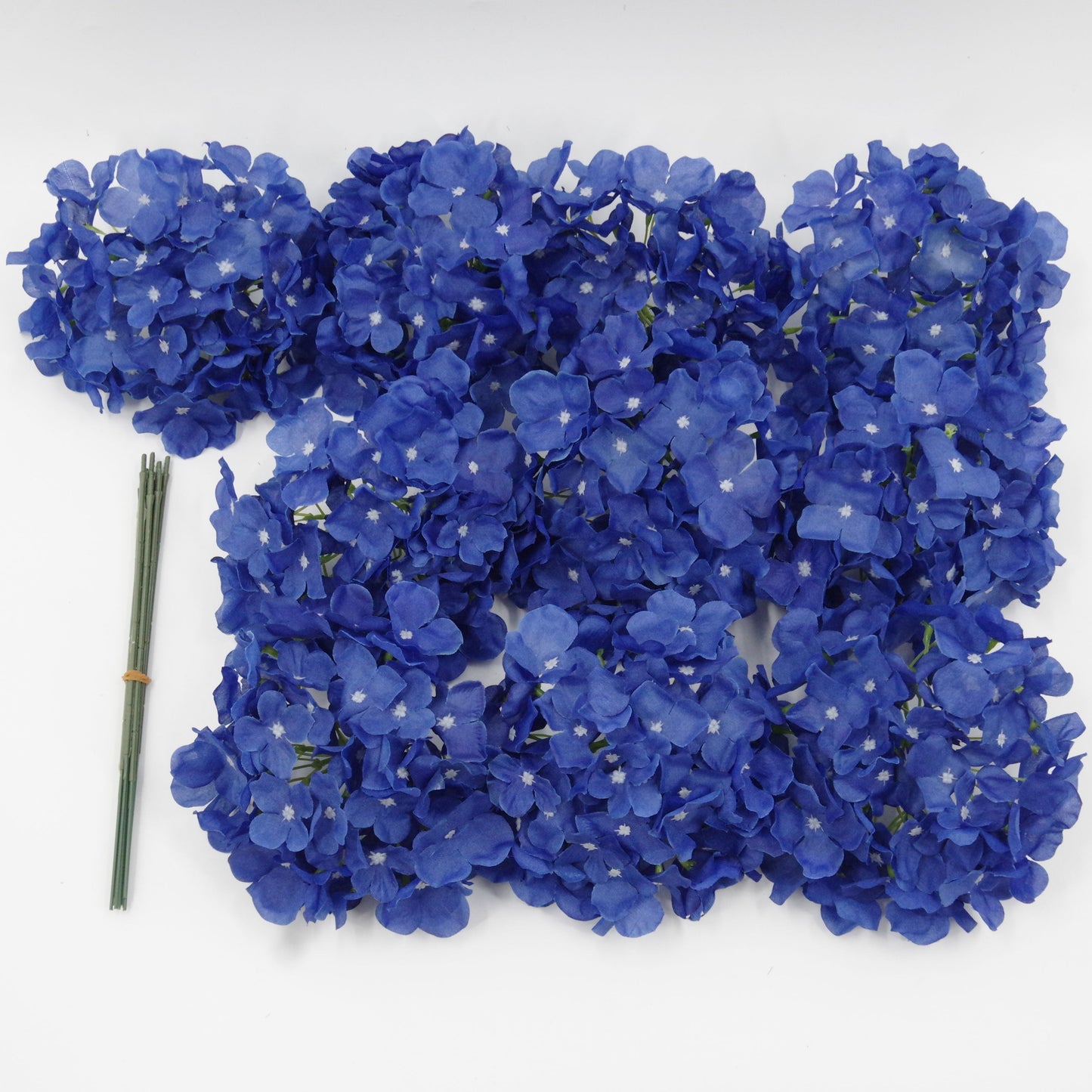 54 pieces of hydrangea 10 in a pack including branches, about 20CM in length