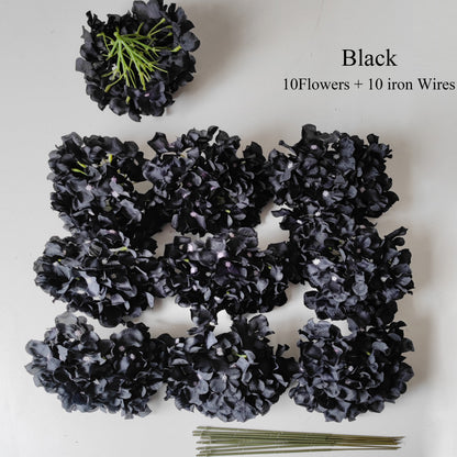 54 pieces of hydrangea 10 in a pack including branches, about 20CM in length