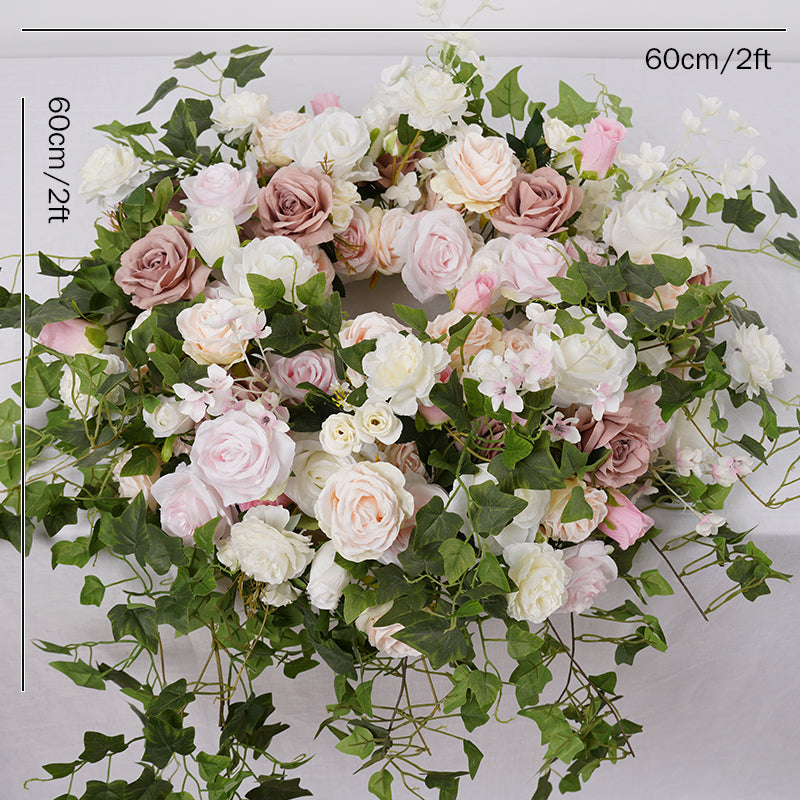 A7869 50cm/60cm Wedding Galrand Wreath Table Cenertpieces Decor Flower