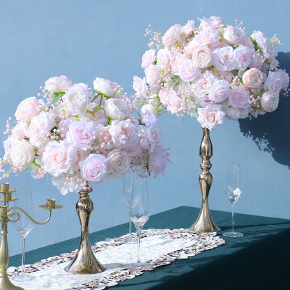A7859 Wedding Table Centerpieces Baby Breath Rose Flower Ball 60/50/40cm