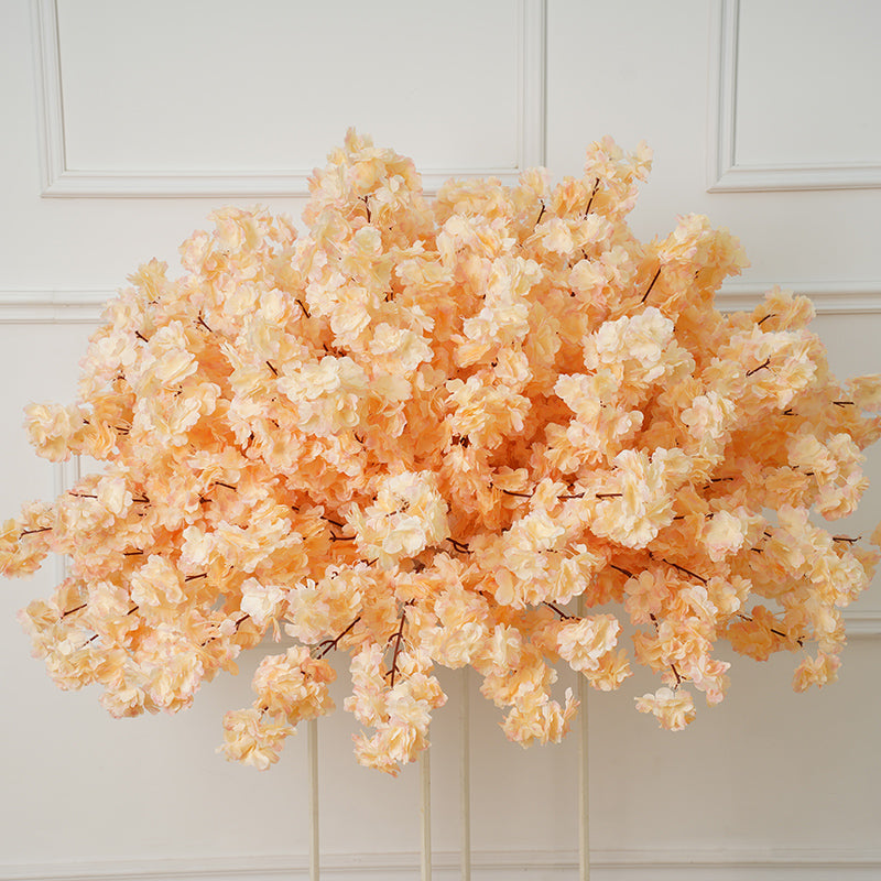 60/80/100cm White Cherry Blossom Rose Wedding Table Centerpiece Flower Ball A031 A7454