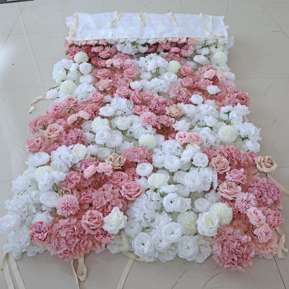 Summer Flower CB-418-2 8ft*8ft Cloth Back Artificial Flower Wall Roll up Fabric background