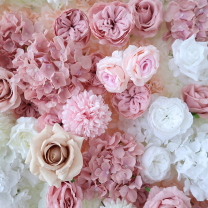 Summer Flower CB-418-2 8ft*8ft Cloth Back Artificial Flower Wall Roll up Fabric background