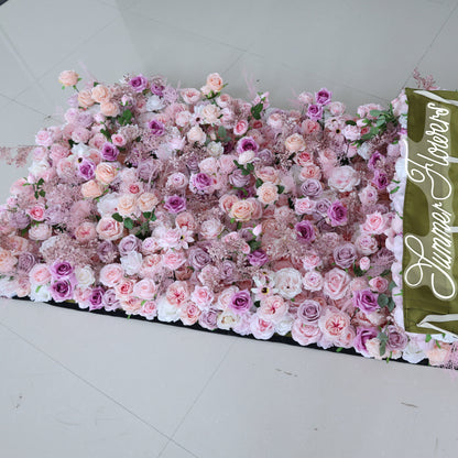 Summer Flower CB-378 8ft*8ft Cloth Back Artificial Flower Wall Roll up Fabric background