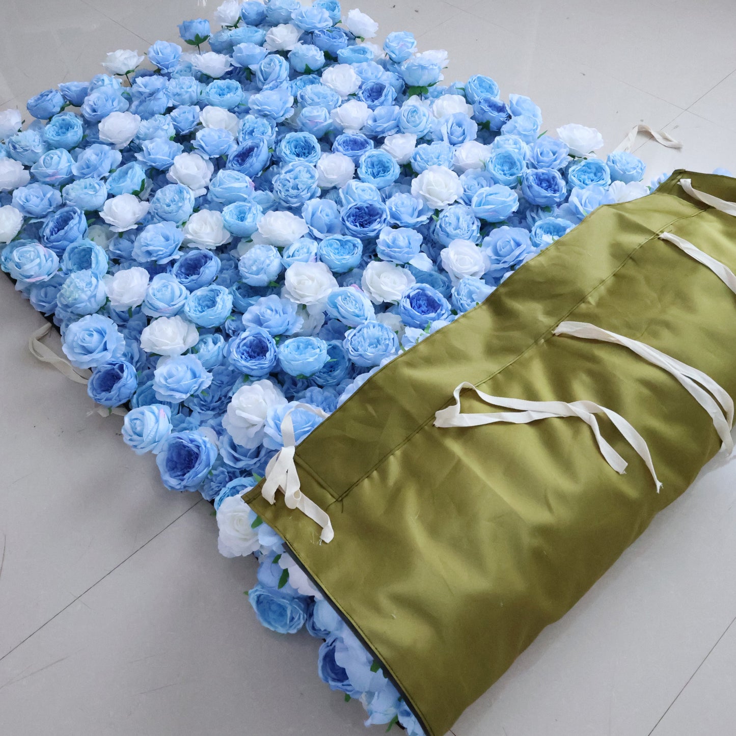 Summer Flower CB-450 8ft*8ft Cloth Back Artificial Flower Wall Roll up Fabric background
