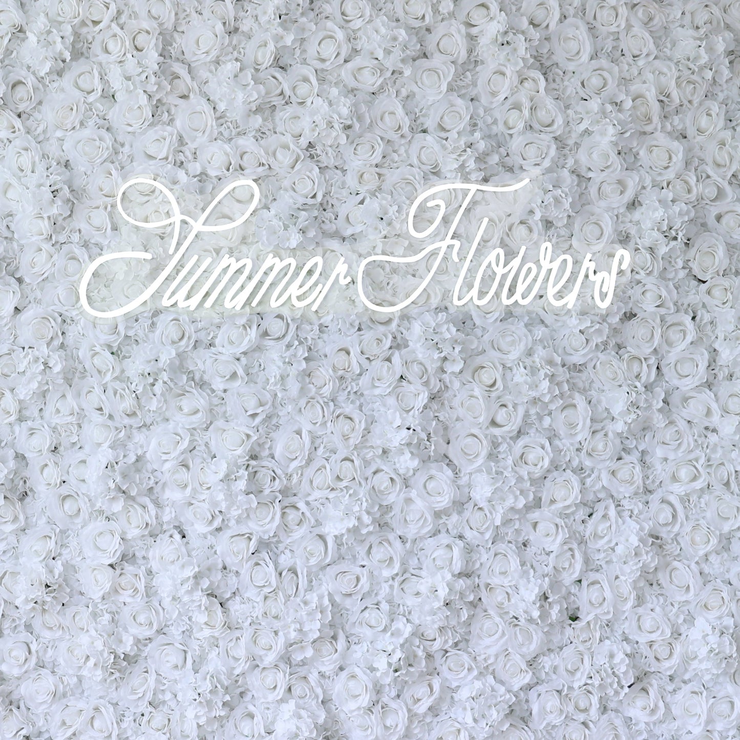 Summer Flower CB-356-2 8ft*8ft Cloth Back Artificial Flower Wall Roll up Fabric background