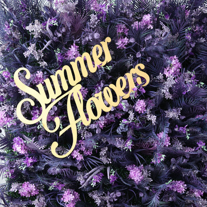 Summer Flower CB-453 8ft*8ft Cloth Back Artificial Flower Wall Roll up Fabric background