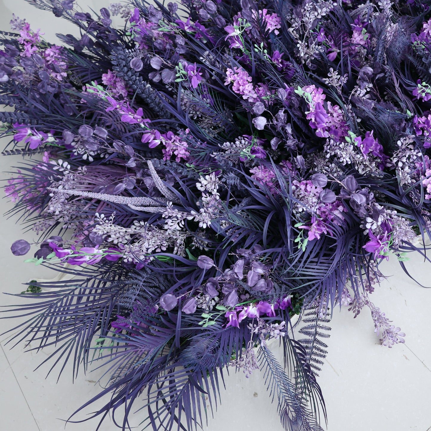 Summer Flower CB-453 8ft*8ft Cloth Back Artificial Flower Wall Roll up Fabric background
