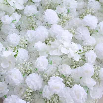 Summer Flower CB-395 8ft*8ft Cloth Back Artificial Flower Wall Roll up Fabric background