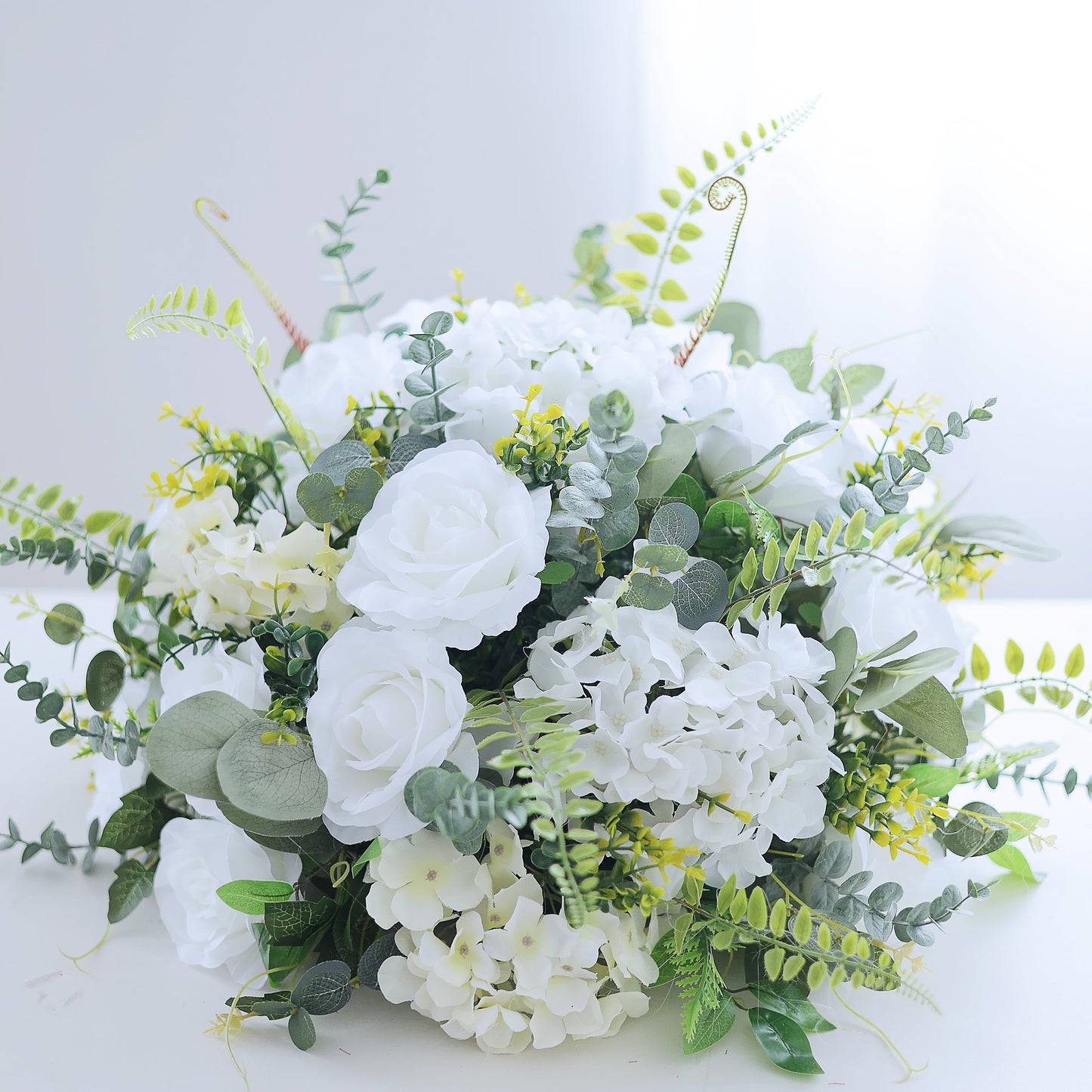 FL-008  Hot Sale Silk Flowers Ball  Wedding Table Centerpieces Wholesale Artificial Rose Flower Ball for Wedding Event Decor