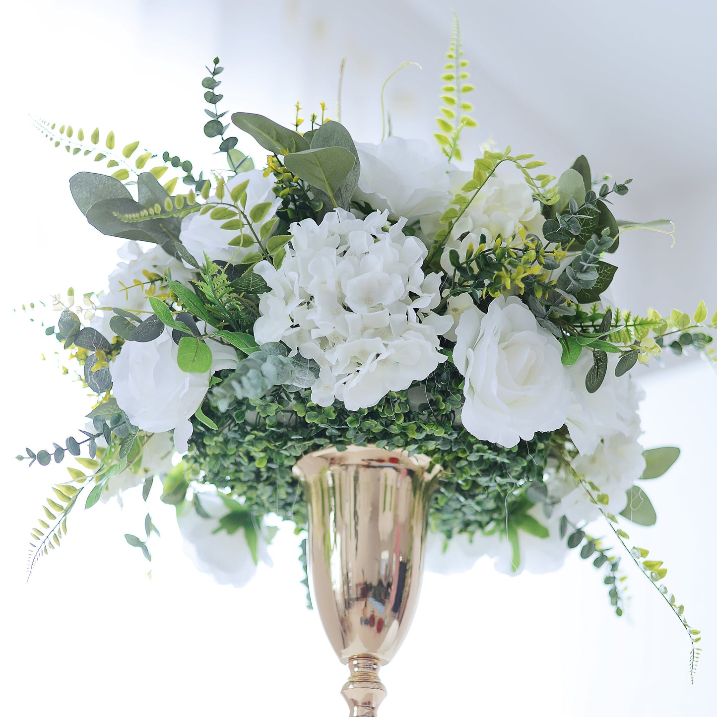 FL-008  Hot Sale Silk Flowers Ball  Wedding Table Centerpieces Wholesale Artificial Rose Flower Ball for Wedding Event Decor
