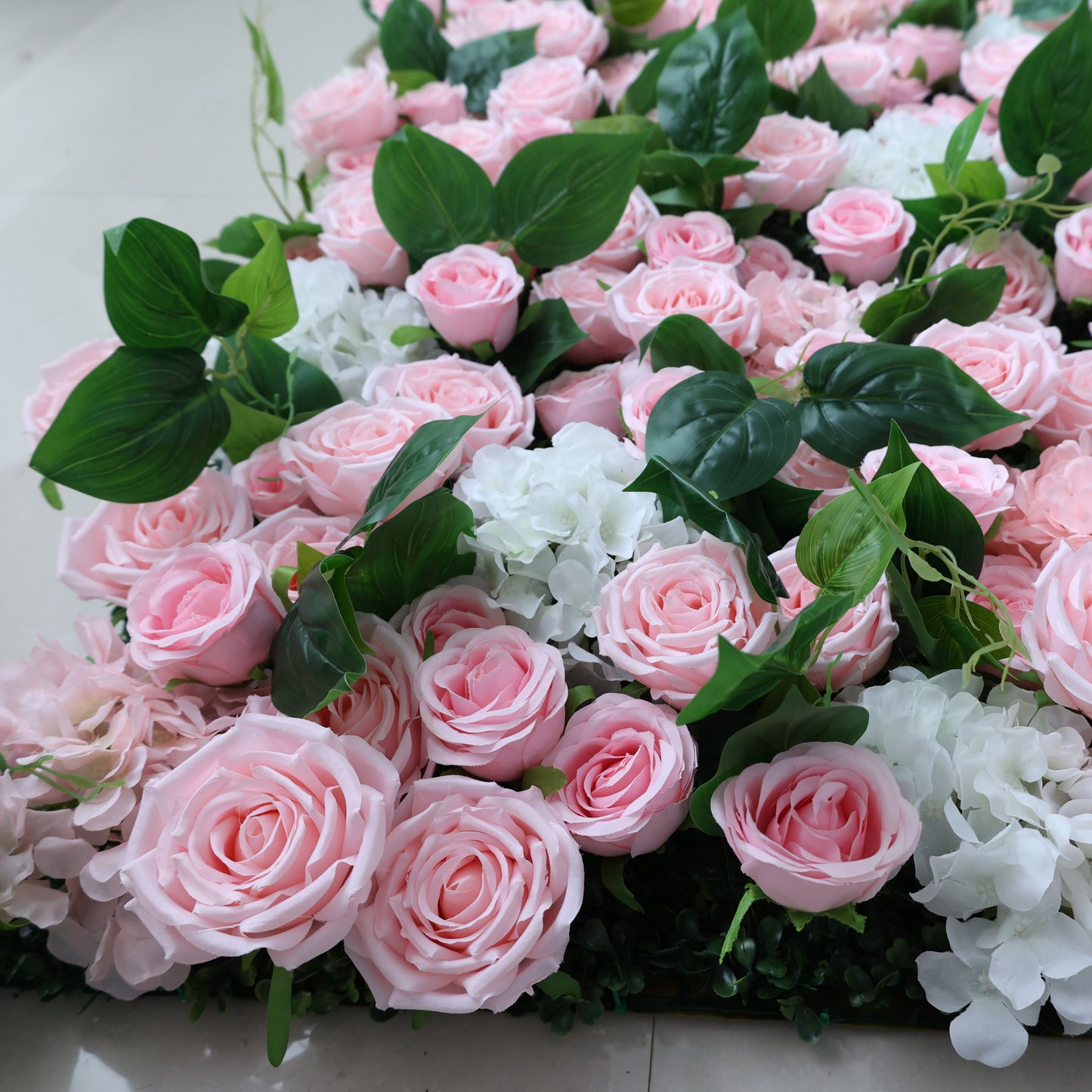 Summer Flower CB-460 8ft*8ft Cloth Back Artificial Flower Wall Roll up Fabric background