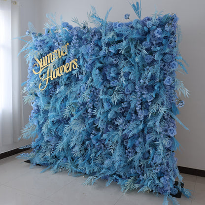 Summer Flower CB-458 8ft*8ft Cloth Back Artificial Flower Wall Roll up Fabric background