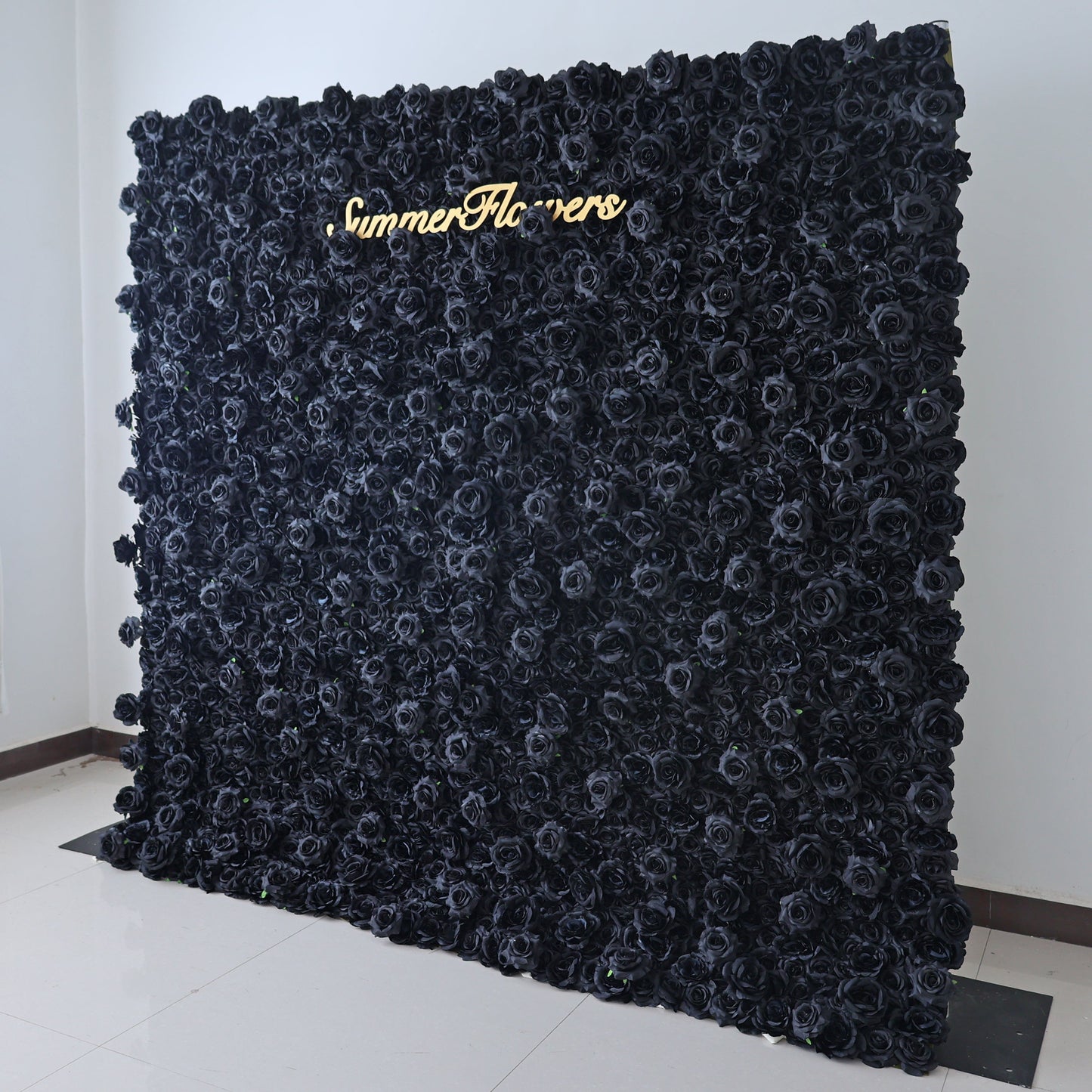 Summer Flower CB-361-3 8ft*8ft Cloth Back Artificial Flower Wall Roll up Fabric background