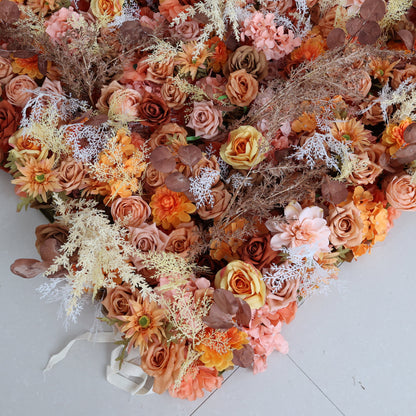 Summer Flower CB-463 8ft*8ft Cloth Back Artificial Flower Wall Roll up Fabric background