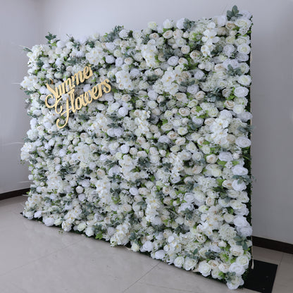 Summer Flower CB-142 8ft*8ft Cloth Back Artificial Flower Wall Roll up Fabric background