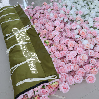 Summer Flower CB-465 8ft*8ft Cloth Back Artificial Flower Wall Roll up Fabric background