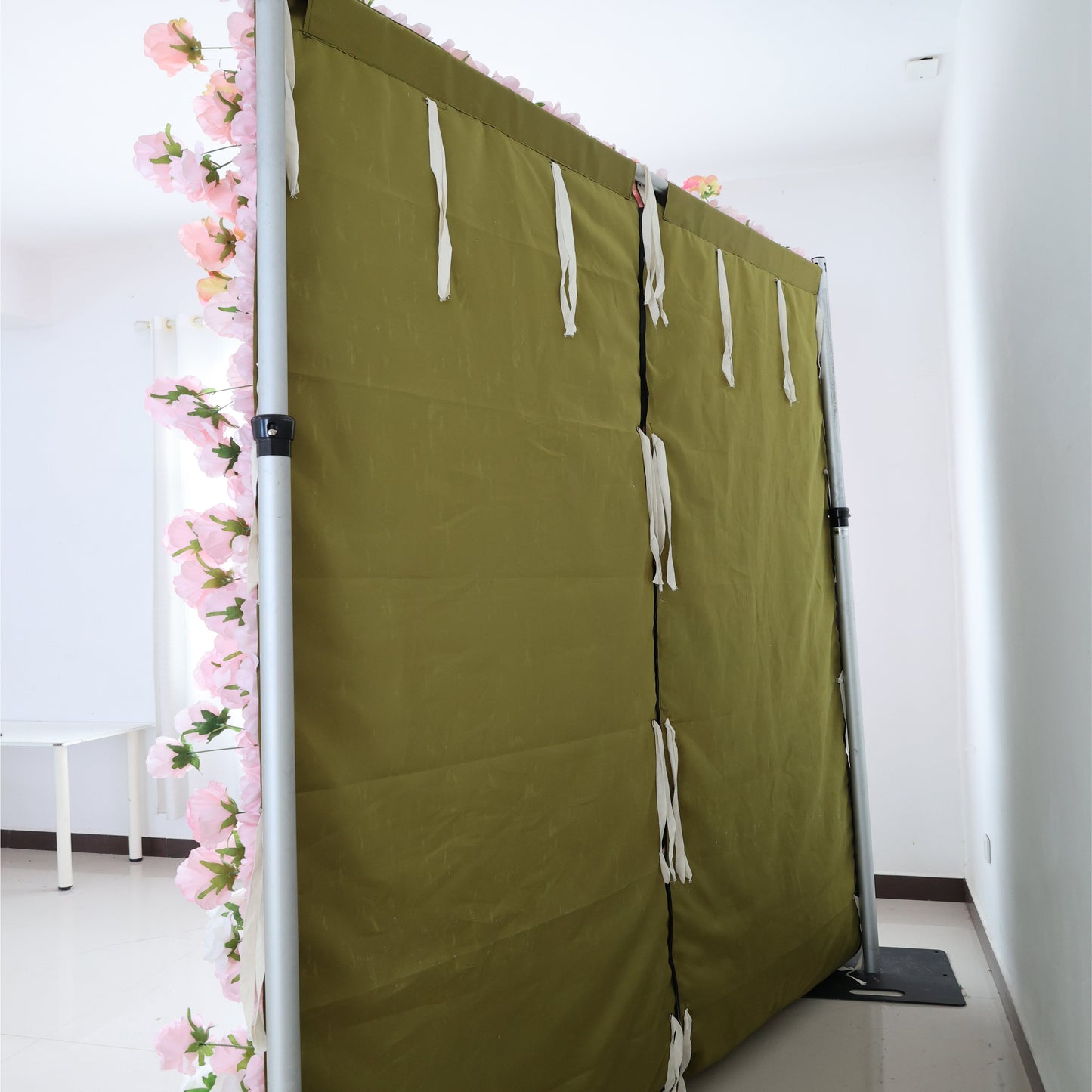 Summer Flower CB-465 8ft*8ft Cloth Back Artificial Flower Wall Roll up Fabric background