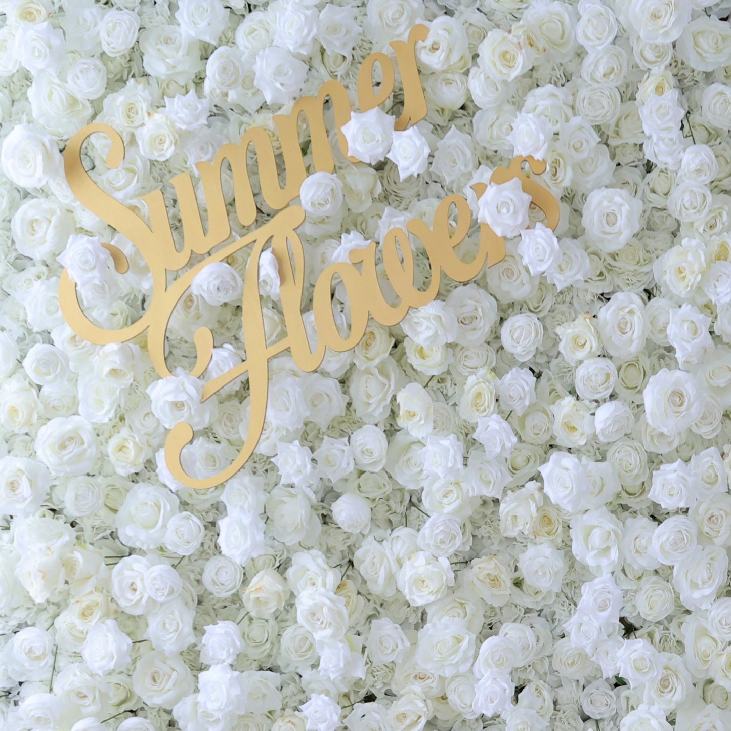 Summer Flower CB-467 8ft*8ft Cloth Back Artificial Flower Wall Roll up Fabric background