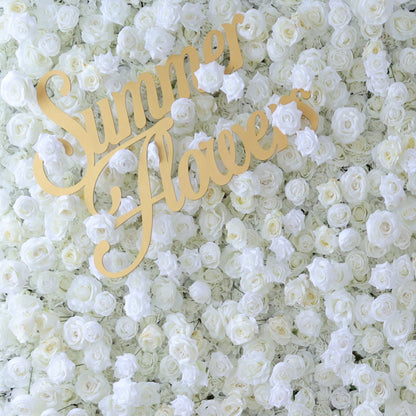 Summer Flower CB-467 8ft*8ft Cloth Back Artificial Flower Wall Roll up Fabric background