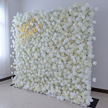 Summer Flower CB-467 8ft*8ft Cloth Back Artificial Flower Wall Roll up Fabric background