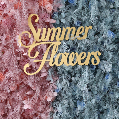 Summer Flower CB-468 8ft*8ft Cloth Back Artificial Flower Wall Roll up Fabric background